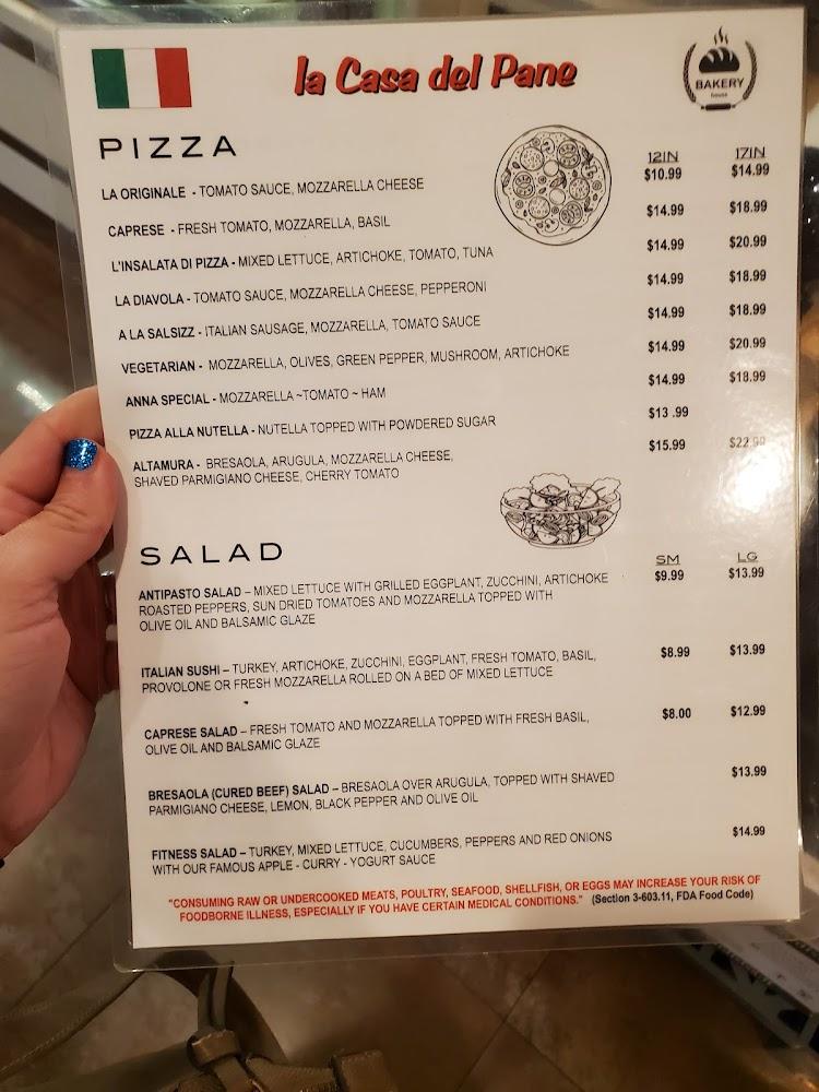 La Casa Del Pane Menu image 3