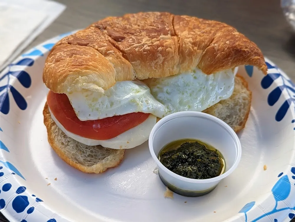 Mozzarella Croissant for Breakfast